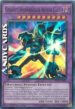 GIGANTE-INGRANAGGIO ANTICO CAOS • Super R • RATE IT041 • 1Ed • Yugioh! ANDYCARDS - Image 1