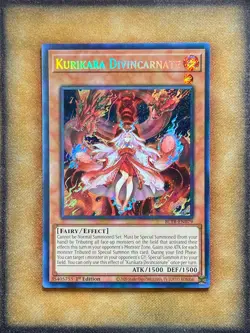 Yugioh Kurikara Divincarnate BLTR-EN079 Secret Rare 1st Ed NM - Image 1
