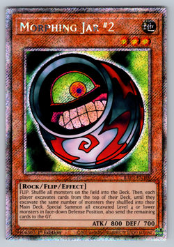 Morphing Jar #2 Yugioh RA03-EN100 Platinum Secret Rare PSR NM - Image 1