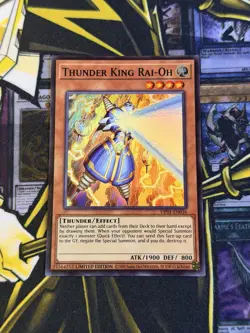 Yugioh UP01-EN016 Thunder King Rai-Oh Super Rare NM Free Shipping - Image 1