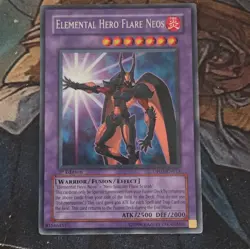 Yu-Gi-Oh! Elemental HERO Flare Neos Ultra Rare Foil DP03-EN013 1st Konami EN - Image 1
