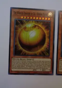 Playset: 3x The Winged Dragon of Ra Sphere Mode CIBR-ENSE2 (Super, Limited, LP) - Image 3
