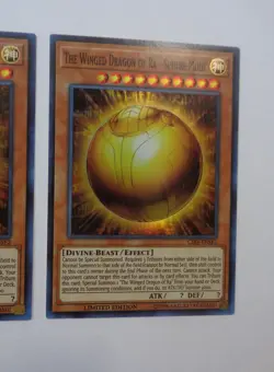 Playset: 3x The Winged Dragon of Ra Sphere Mode CIBR-ENSE2 (Super, Limited, LP) - Image 5
