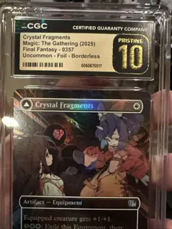 Crystal Fragments Alexander Ext Art FOIL Final Fantasy FIN 357 Pristine 10 Pop 1 - Image 3
