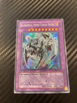 Elemental Hero Chaos Neos GLAS-EN036 Gladiator's Assault 1st Edition - Image 2