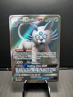 Pokemon TCG Alolan Persian GX (Full Art) 219/236 Sm-Cosmic Eclipse Holo NM - Image 1