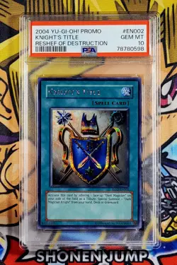 Yu-Gi-Oh! KNIGHT'S TITLE Reshef Of Destruction ROD-EN002 PSA 10 Secret GEM MINT - Image 1