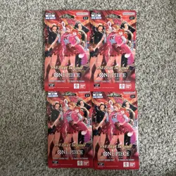 One Piece Heroines EB-03 Lot Of 4 Sleeved Booster Pack English Sealed In Hand - Image 5