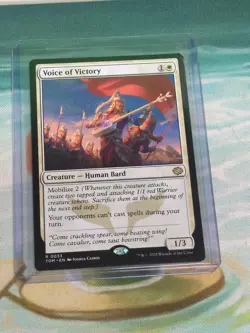 Mtg. Voice of Victory. Tarkir: Dragonstorm. Pack Fresh NM - Image 1