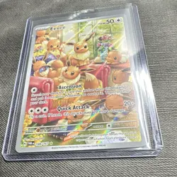 Eevee 188/167 Twilight Masquerade Illustration Rare Holo Full Art English 2024 - Image 1