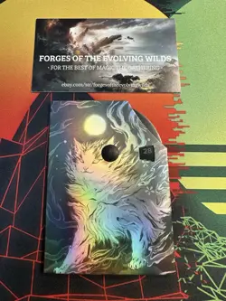 Raining Cats and Dogs Secret Lair Foil Spindown Counter - Image 1