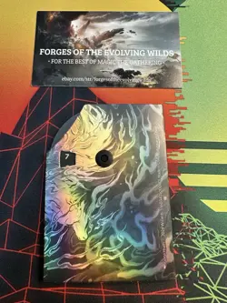 Raining Cats and Dogs Secret Lair Foil Spindown Counter - Image 2