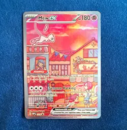 Mew ex inspired 053 SV Scarlet & Violet Promo Full Art Holo EX 180HP English - Image 1