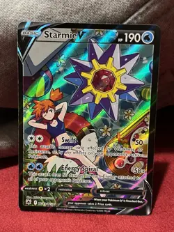 Starmie v ultra rare alt art trainer gallery Astral Radiance Full Art - Image 3