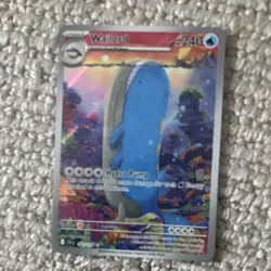 The Pokemon Company Pokemon TCG Wailord 038/159 Crown Zenith Rare Full Art Holo - Image 1