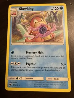 The Pokemon Company Slowking Reverse Holo Rare 55/214 SM Lost Thunder 120 HP EN - Image 1