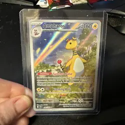 Ampharos 090/086 Holo Illustration Rare Chaos Rising Pokemon Holo Near Mint - Image 1