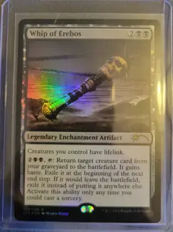 Whip of Erebos MTG Clash Pack Singles 005/006 Foil Promo Lightly Used - Image 1