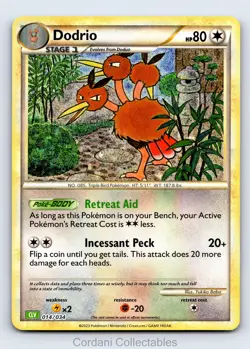 Dodrio Holo CLV 014/034 - Pokemon Classic Collecton - Near Mint - Image 1