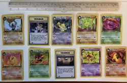 Lot Of 216 Pokemon 1st Edition Team Rocket Cards W/ 43 NM/LP Uncommon, 1 Holo - Image 1