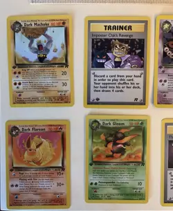 Lot Of 216 Pokemon 1st Edition Team Rocket Cards W/ 43 NM/LP Uncommon, 1 Holo - Image 2