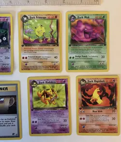 Lot Of 216 Pokemon 1st Edition Team Rocket Cards W/ 43 NM/LP Uncommon, 1 Holo - Image 4