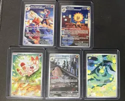 Nintendo Pokemon TCG Ascended Heroes Holo Full Art Cards - Lot of 5. All Mint. - Image 1