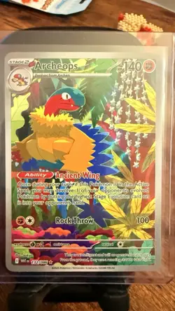 Pokemon TCG Archeops Card 132/086 White Flare SV - Image 1