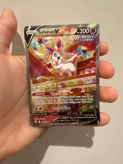 Sylveon V 184/203 Evolving Skies Alt Full Art Holo Rapid Strike Ultra Rare - Image 1
