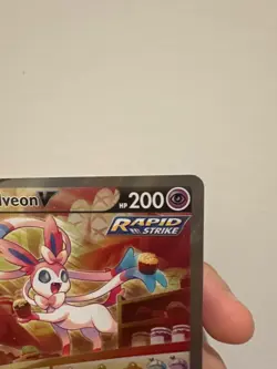 Sylveon V 184/203 Evolving Skies Alt Full Art Holo Rapid Strike Ultra Rare - Image 2