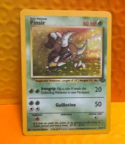 Pinsir 9/65 Jungle Basic Holo Rare Pokemon TCG Card LP - Image 1