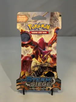 Pokemon XY Steam Siege Sleeved Booster Pack Factory Sealed - Image 1