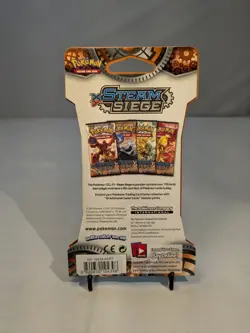 Pokemon XY Steam Siege Sleeved Booster Pack Factory Sealed - Image 2