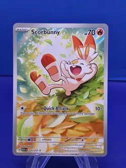 Scorbunny 225/217 Holo Illustration Rare Ascended Heroes Pokemon Card - Image 1