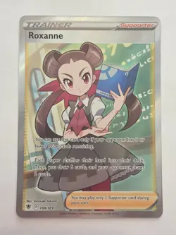 Pokemon Roxanne Full Art Card Astral Radiance 188/189 NM - Image 1
