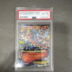 The Pokemon Company 2016 Generations M Charizard EX 12/83 Holo Mega PSA 8 - Image 1