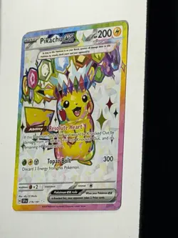 Pikachu ex 219/191 • SV08: Surging Sparks • Hyper Rare Full Art • Near-Mint NM - Image 2