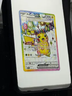 Pikachu ex 219/191 • SV08: Surging Sparks • Hyper Rare Full Art • Near-Mint NM - Image 3
