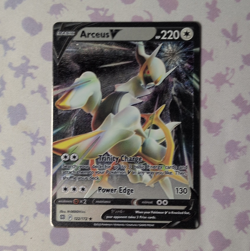 Metal Arceus V Holo 122/172 Brilliant Stars Ultra Rare 280 HP - Image 1