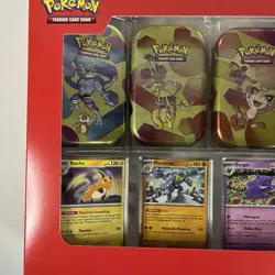Pokemon 4 Mini Tins + 4 Cosmos Holo Promo Cards Bundle - 151 Sams Club Exclusive - Image 3