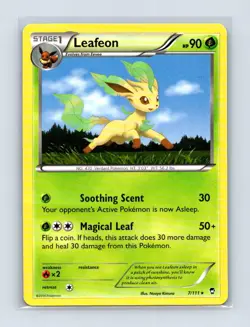 Leafeon 7/111 Rare Furious Fists Pokemon Lightly Played - Image 1