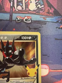 2021 Pokemon Greninja Gold Star SWSH144 Celebrations Black Star Promo NM - Image 5