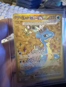 Lapras ex 164 Sv: Scarlet & Violet Black Star Promo Pokemon TCG NM - Image 2