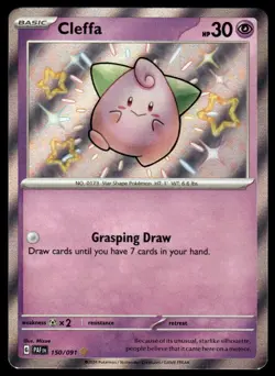 Pokemon TCG Paldean Fates #150/091 Cleffa NM - Image 1