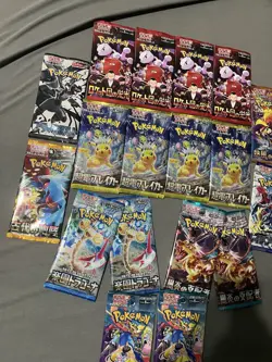 Pokemon TCG Japanese Sealed Booster Pack Mixed Lot 18 Packs Team Rocket Mewtwo - Image 2
