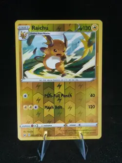 Raichu 066/202 Rare Sword & Shield Pokemon TCG Reverse Holo NM - Image 1