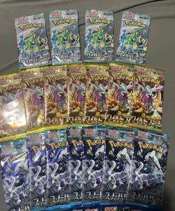 Pokemon Japanese Assorted Booster Pack Lot - 28 Packs (5 Cards Each) - Image 3