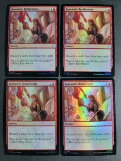 Romantic Rendezvous (X4 Foil) Common MTG Spider-Man - Image 1