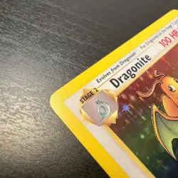 Pokemon TCG Dragonite Fossil 19/62 Holo Unlimited Rare Card MP 1999 WOTC - Image 2
