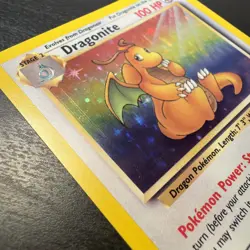 Pokemon TCG Dragonite Fossil 19/62 Holo Unlimited Rare Card MP 1999 WOTC - Image 3